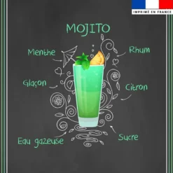 Coupon pour serviette de plage motif mojito