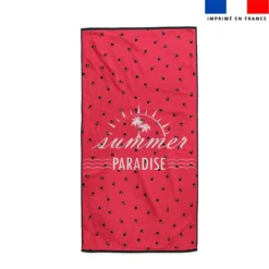 Coupon pour serviette de plage motif summer paradise