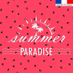 Coupon pour serviette de plage motif summer paradise