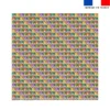 Coupon pour serviette de plage motif mosaïque animaux Lou-Sticks - Création Stillistic