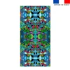 Coupon pour serviette de plage motif paysage marin - Création Lita Blanc