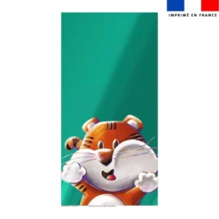 Coupon pour serviette de plage motif Tigre Lou-Stick - Création Stillistic