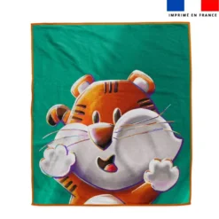 Coupon pour serviette de plage motif Tigre Lou-Stick - Création Stillistic