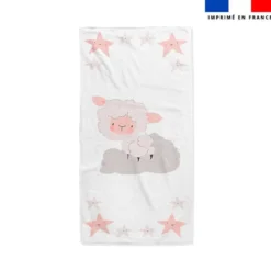 Coupon pour serviette de plage motif mouton des rêves