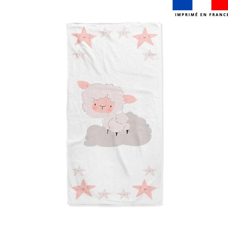 Coupon pour serviette de plage motif mouton des rêves