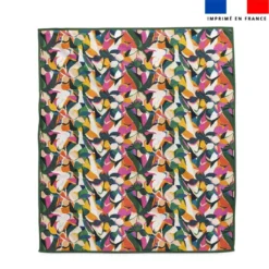 Coupon pour serviette de plage motif tropical abstrait