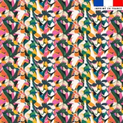 Coupon pour serviette de plage motif tropical abstrait