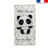 Coupon pour serviette de plage motif panda