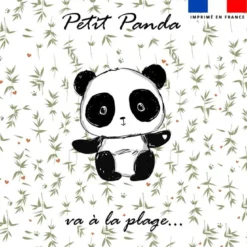Coupon pour serviette de plage motif panda