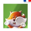 Coupon pour serviette de plage motif Renard Lou-Stick - Création Stillistic