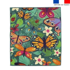 Coupon pour serviette de plage motif papillon - Création Pilar Berrio