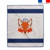 Coupon pour serviette de plage motif renard