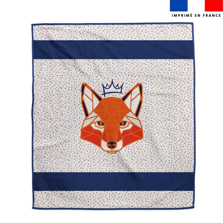 Coupon pour serviette de plage motif renard