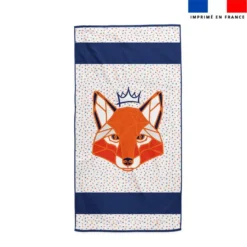 Coupon pour serviette de plage motif renard