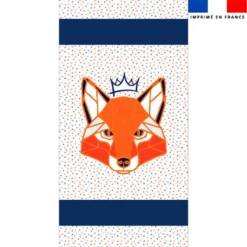 Coupon pour serviette de plage motif renard