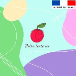 Coupon pour serviette de plage personnalisé - Pomme d'amour