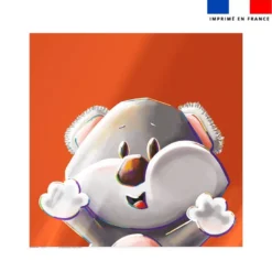 Coupon pour serviette de plage motif Koala Lou-Stick - Création Stillistic