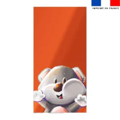 Coupon pour serviette de plage motif Koala Lou-Stick - Création Stillistic