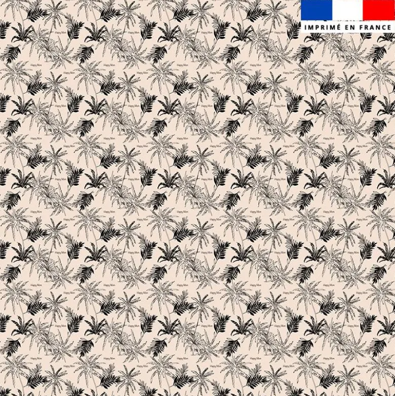 Coupon pour serviette de plage motif palmier happy mom