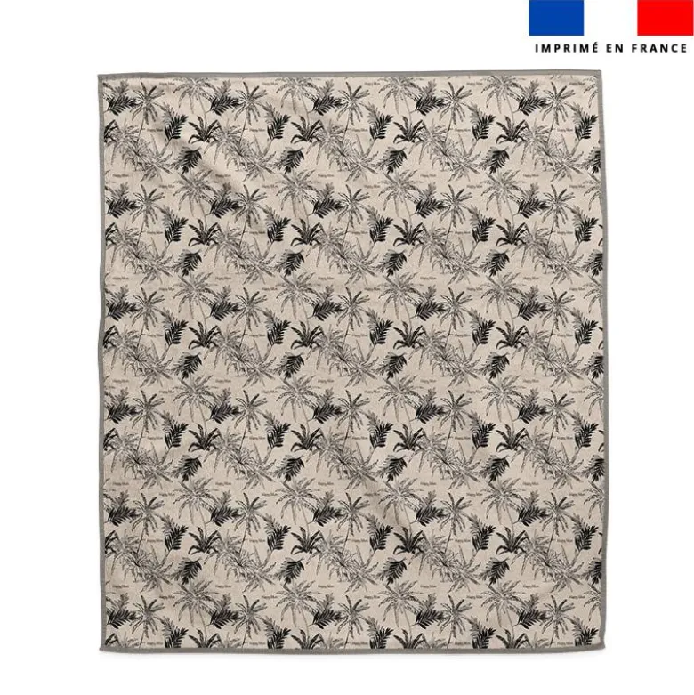 Coupon pour serviette de plage motif palmier happy mom