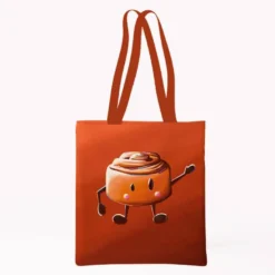 Coupon pour tote-bag motif amis ptit déj Roulé à la cannelle - Création Stillistic