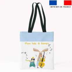 Coupon pour tote-bag motif animaux musiciens