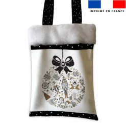 Coupon pour tote-bag motif casse-noisette + fausse fourrure