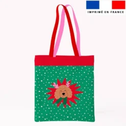 Coupon pour tote-bag motif chien de Noel