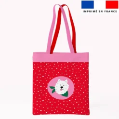 Coupon pour tote-bag motif chien de Noel