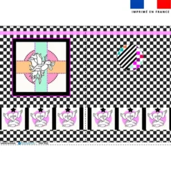 Coupon pour tote-bag motif rose - Création Lili Bambou Design