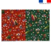 Coupon pour tote-bag motif souris de noel rouge et vert - Création Stillistic