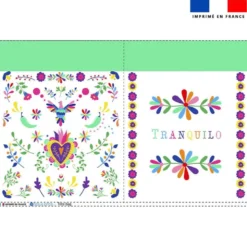 Coupon pour tote-bag motif tranquilo mexico