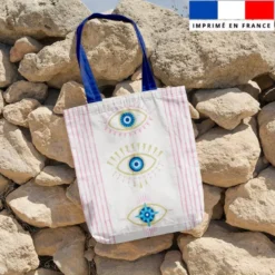 Coupon pour tote-bag motif tu me fais de l'oeil rose