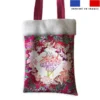 Coupon pour tote-bag rose motif bohème + fausse fourrure - Création Lili Bambou Design