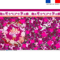 Coupon pour tote-bag rose motif bohème - Création Lili Bambou Design