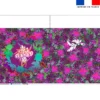 Coupon pour tote-bag violet motif bohème + fausse fourrure - Création Lili Bambou Design