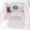 Coupon pour tour de lit motif Grèce oeil rose