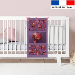 Coupon pour vide-poches motif loutre et coeurs - Création Stillistic