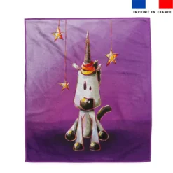 Coupon serviette de plage motif licorne - Création Stillistic
