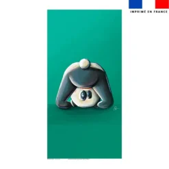 Coupon serviette de plage motif bébé panda - Création Stillistic