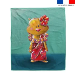 Coupon serviette de plage motif hamster - Création Stillistic