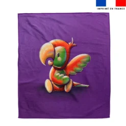 Coupon serviette de plage motif bébé parroquet - Création Stillistic