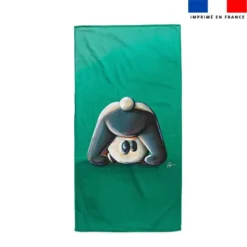 Coupon serviette de plage motif bébé panda - Création Stillistic