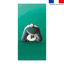 Coupon serviette de plage motif bébé panda - Création Stillistic