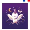 Coupon serviette de plage motif chouette magicienne - Création Stillistic