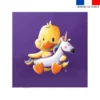 Coupon serviette de plage motif caneton - Création Stillistic