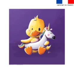 Coupon serviette de plage motif caneton - Création Stillistic