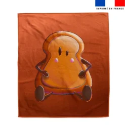 Coupon serviette de plage motif amis ptit déj Tartine - Création Stillistic