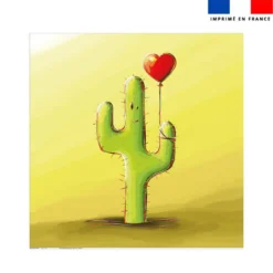 Coupon serviette de plage motif cactus - Création Stillistic