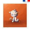 Coupon serviette de plage motif bébé chat - Création Stillistic